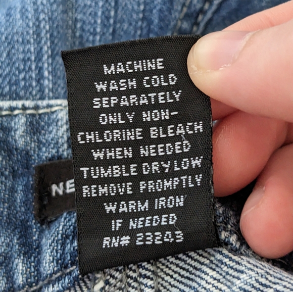 New York Company Jeans Women's 10 Wide Leg Straight Denim - Picture 8 of 9